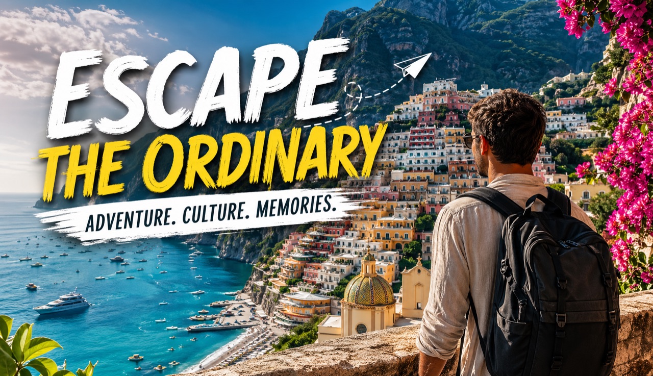 Travel thumbnail — escape the ordinary